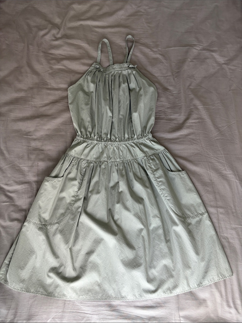 Jill Stuart Mint Green Halter Mini Dress
